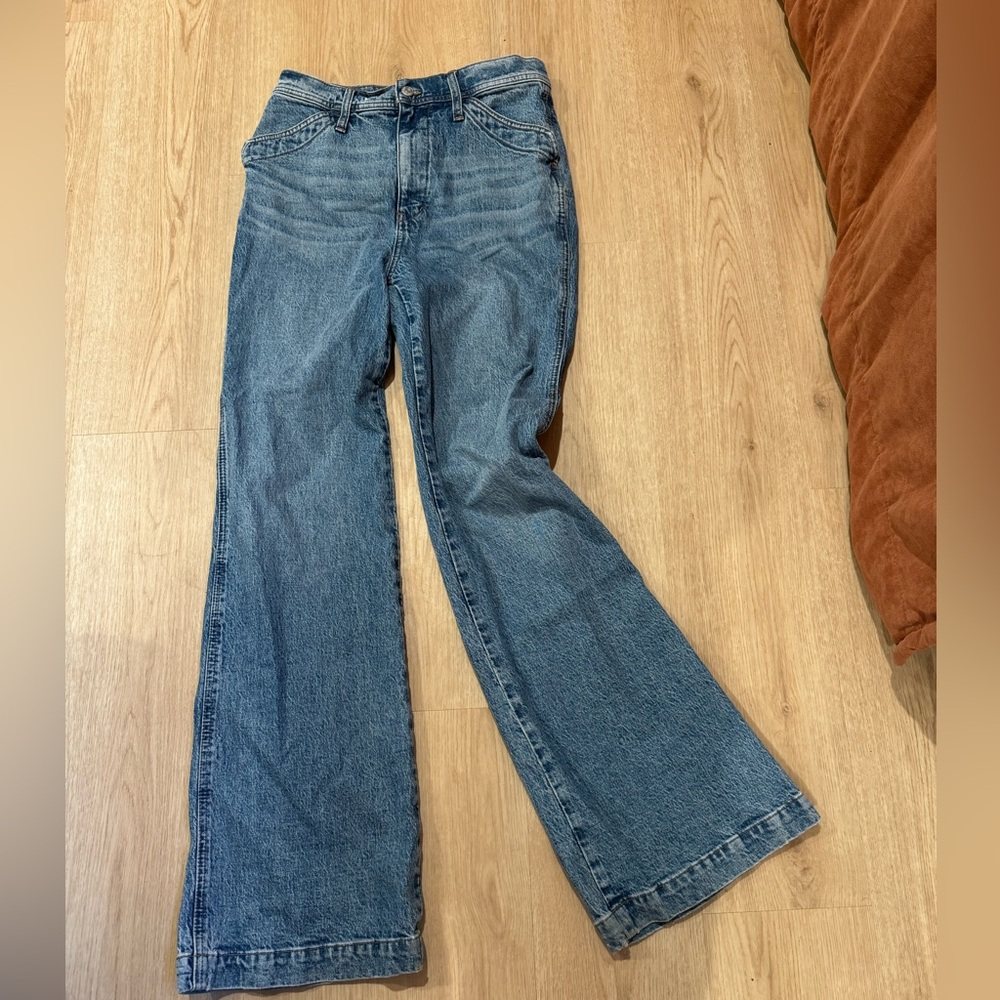 NWT Madewell high waist wide leg jeans size 28